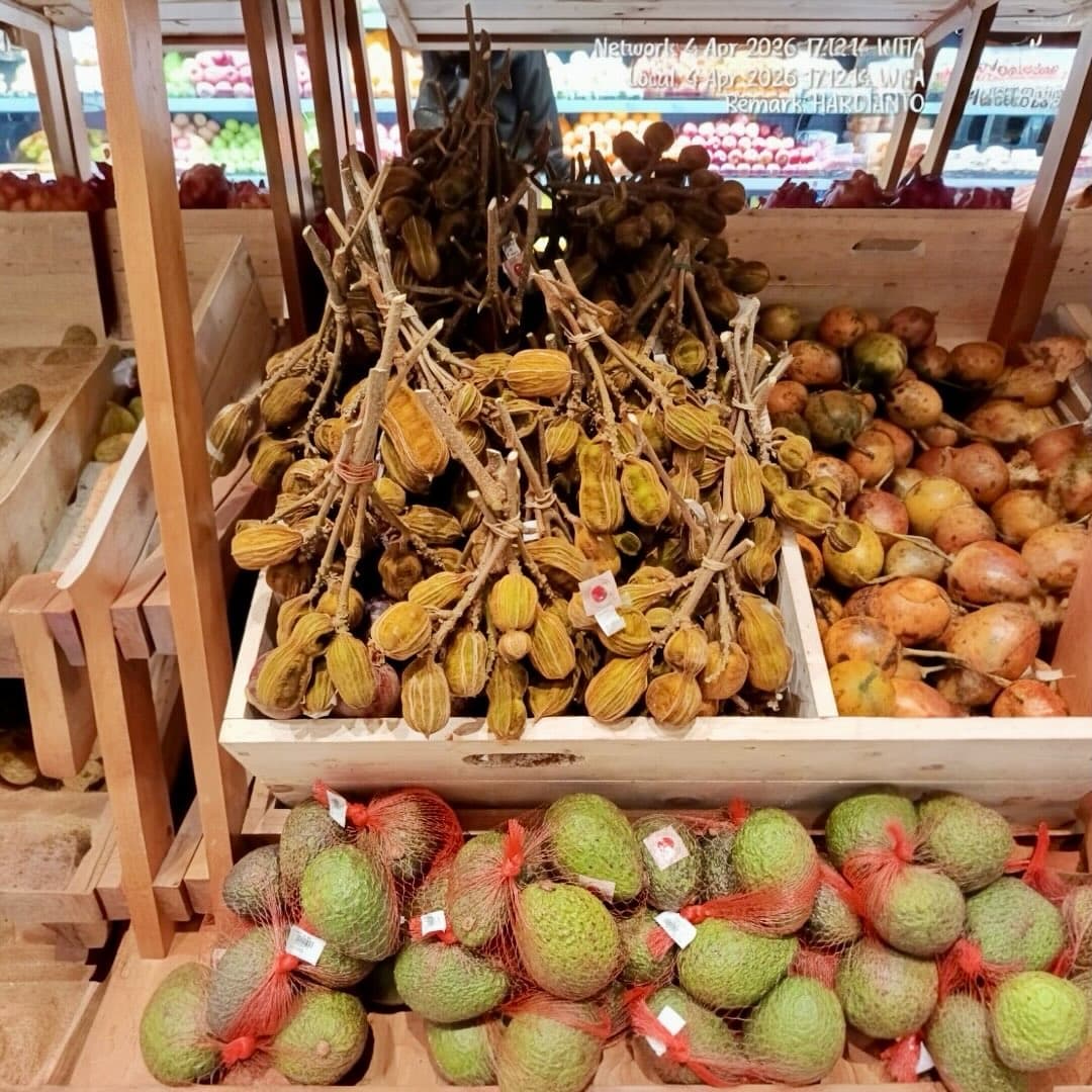 Fresh produce on display